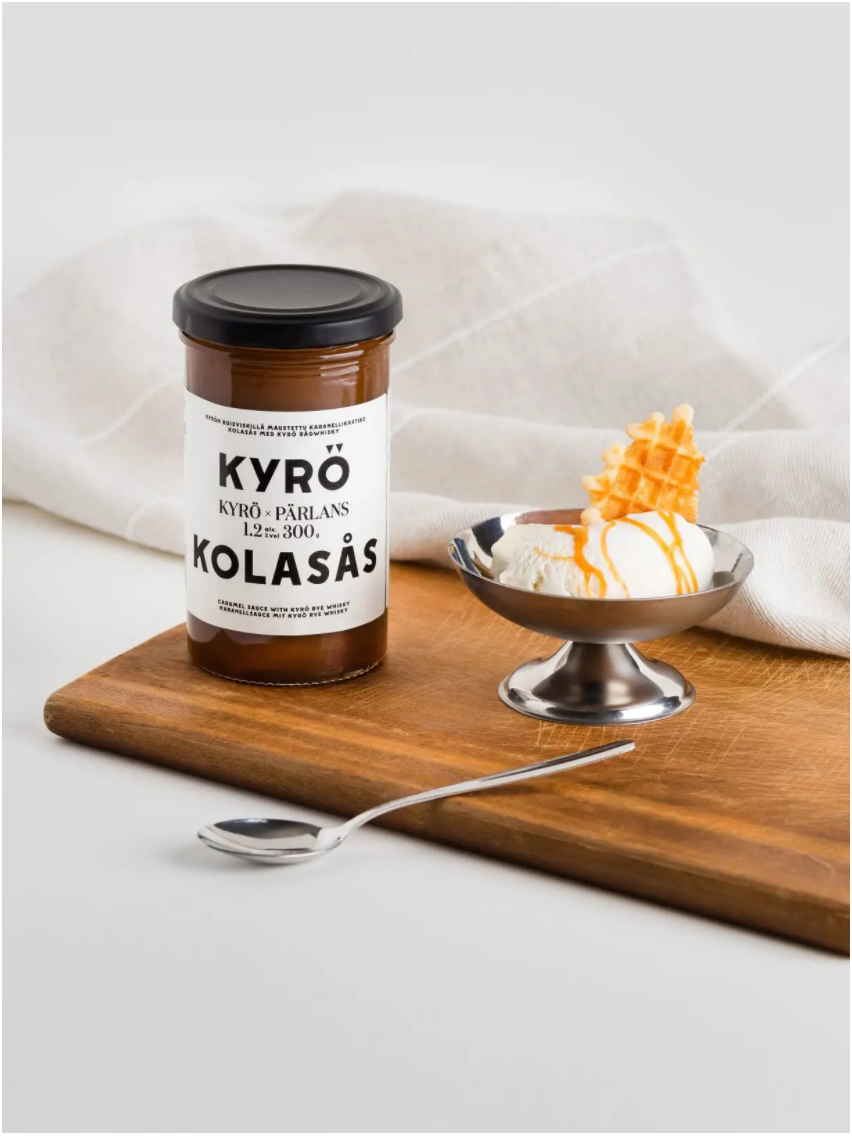 Kyrö x Pärlans Kinuskikastike ruisviskillä